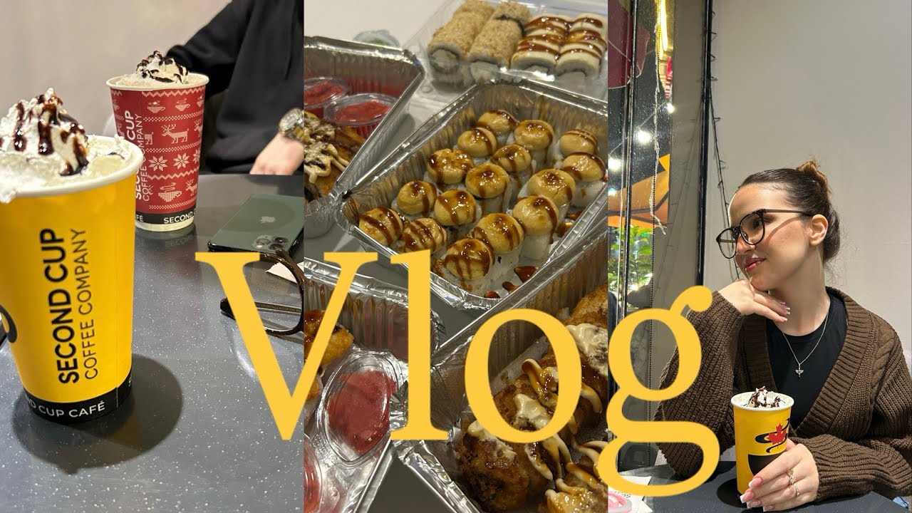 Vlog| Anılarla dolu yeni Vlog👀: qardaşımla şəhər gəzintisi,suşi date🍱