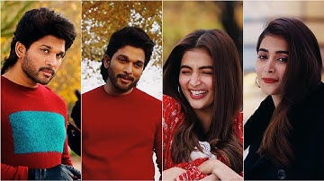 ❤️ Samajavaragamana ❤️ Allu Arjun Pooja Hegde ❤️ WhatsApp Status Vertical Full Screen ❤️