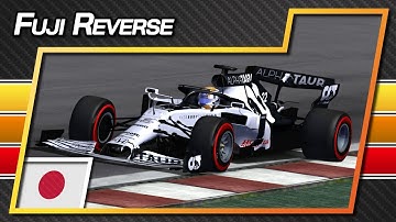 🇯🇵 ⛔ FUJI REVERSE – Yuki Tsunoda – rFactor F1 2020 (Unofficial 2021 Livery)