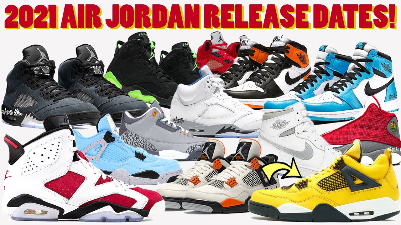 all new jordan releases 2021