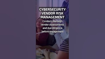 Vendor Risk Management #cybersecurity  #hacks  #tips  #tricks