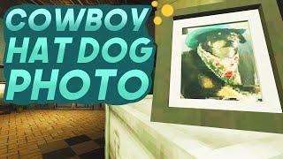 Cowboy Hat Dog Photo Frame Location - Abiotic Factor