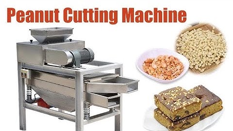 peanut cutting machine | Peanut Chopping machine | almond cutting machine