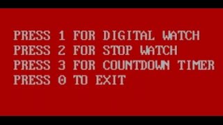 Digital Clock in C++