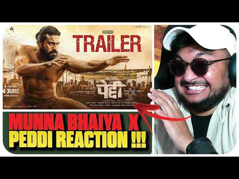 PEDDI Official Trailer - Hindi Reaction Video | Ram Charan | Janhvi Kapoor JUNIOR UNFILTERED