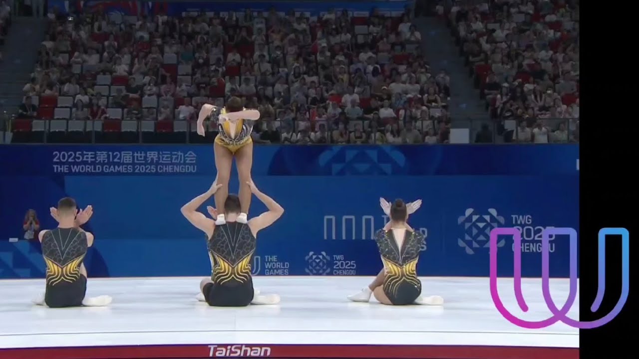 Hungary🇭🇺 Finishes third in Aerobic Gymnastics Group Qualification | World Games 2025 Chengdu #trend