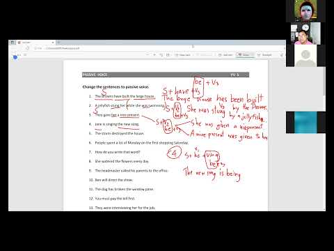 Grammar - How to Change Active to Passive Voice Sentences.