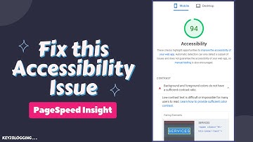 Fix Background and foreground colors do not have a sufficient contrast ratio | Page Speed Insight
