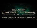 KSHMR Presents Zafrir's World Instruments Vol. 1 - Selected Samples Walkthrough