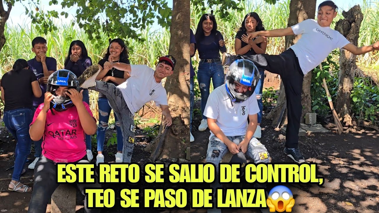 Santo Dios TEO Casi M4t4 De Una Patada A ROGELIO En Este Reto Muy Peligr0so😱