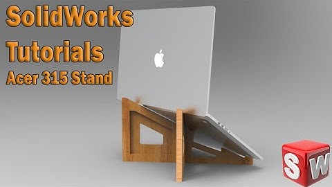 Best CAD Tutorial | Designing a laptop stand for Acer 315 | Solidworks tutorials