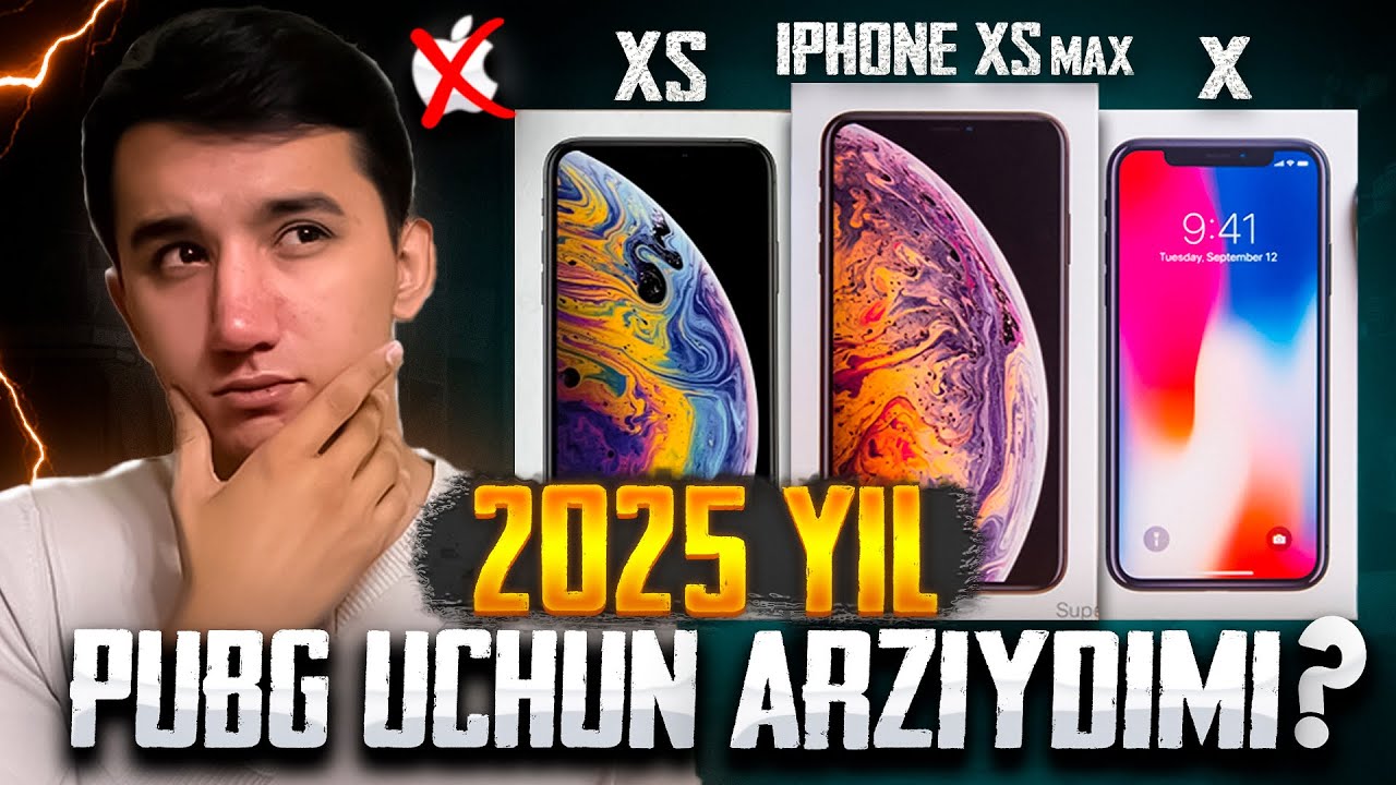 iPhone X iPhone XS va iPhone XS MAX lar 2025 YILDA PUBG UCHUN SOTB OLSA ARZIYDIMI?