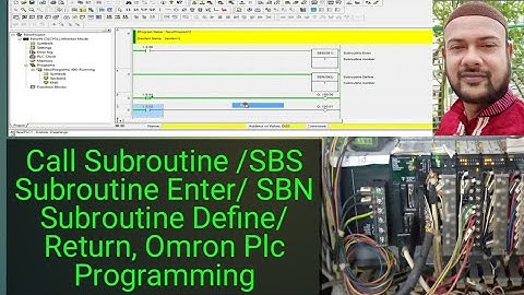 Call Subroutine /SBS Subroutine Enter/ SBN Subroutine Define/ Return, Omron Plc Programming,