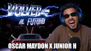 REACCIÓN a Oscar Maydon x Junior H - Volver Al Futuro [Lyric Video]