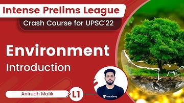 L1: Introduction | Complete Environment | Intense Prelims League | UPSC 2022 | Anirudh Malik