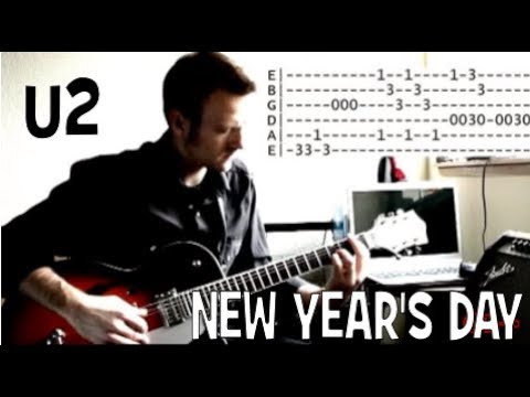 U2 New Year S Day Sheet Music Pdf Notes Chords Rock Score Guitar Tab Download Printable Sku 31264