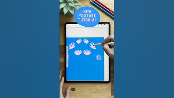 Create Seamless Patterns in Procreate (Easy Template) #repeatpattern #procreate #procreatetutorial