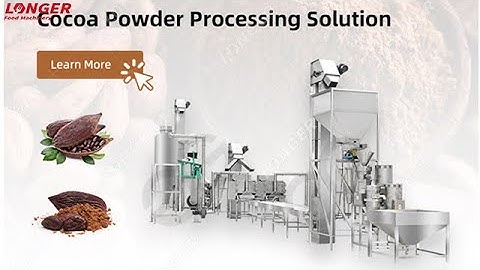 #cocoa powder making machine/cocoa processing line customized