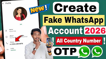 How to Create a Fake Whatsapp Account | Fake Whatsapp Number ! Virtual Whatsapp Number Kaise Banaye