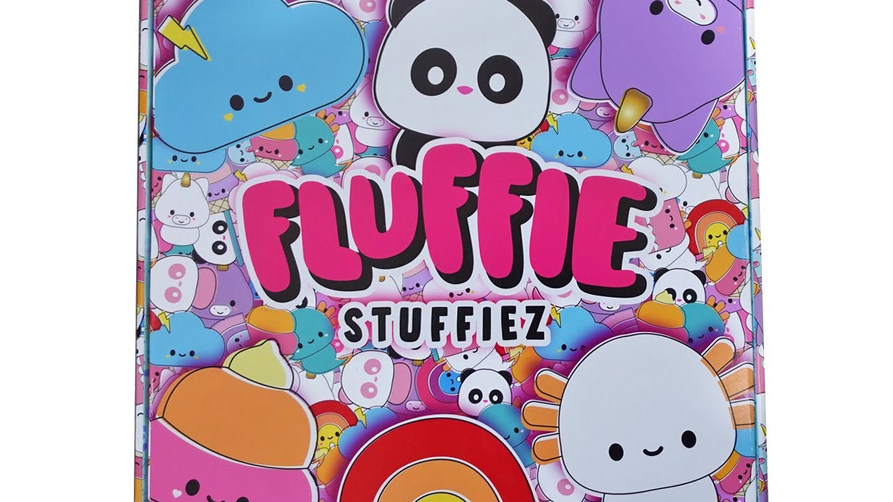 Fluffie Stuffiez Rainbow Small Collectible Feature Plush - Surprise Reveal  Unboxing with Huggable ASMR Fidget DIY Fur Pulling, Ultra Soft Fluff