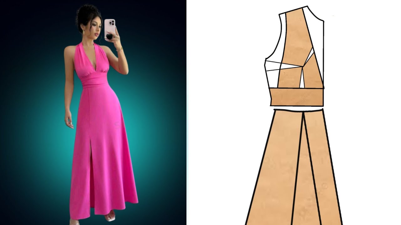 Patronaje de vestido halter!