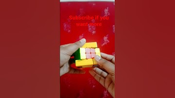 Making dot pattern in just 4 moves # cube #cube shorts #shorts #subscribe if you want more