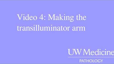WormBot build tutorial v1.0 Video 4: Making the transilluminator arm