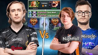 Quinn Gets CRUSHED by Miracle- & Nightfall | EPIC PUB GAME