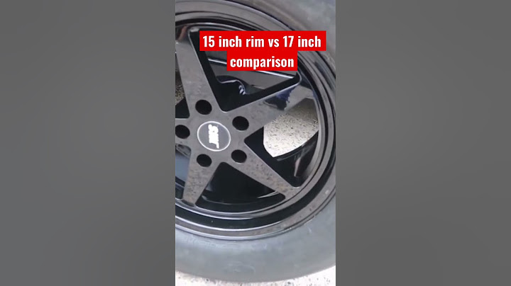 15 inch rim vs 17 inch rim comparison #shorts #rims #wheels #mustang #charger #cars #comparison