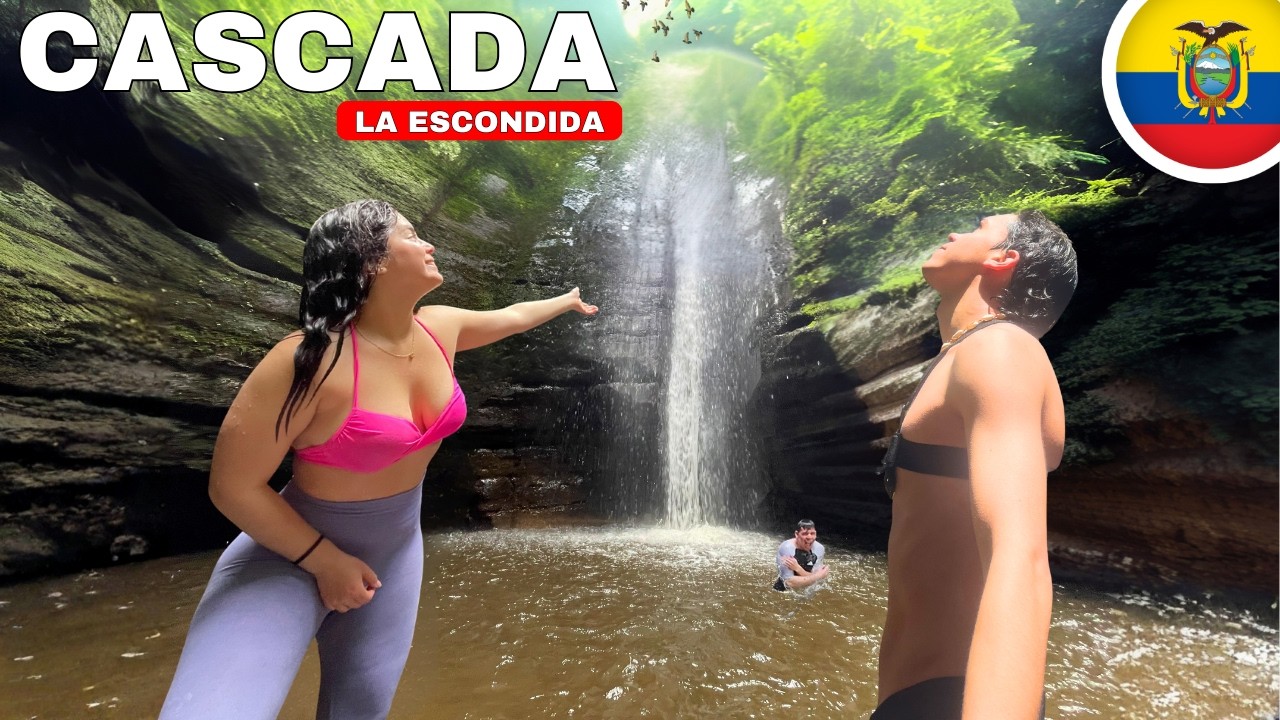 Una CASCADA ESCONDIDA entre CAÑONES Y VOLCANES en el valle de Quito Ecuador 🇪🇨 - Geleocos