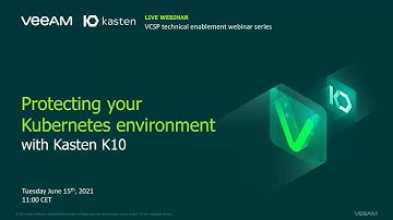 How it works   Protecting your Kubernetes environment with Kasten K10