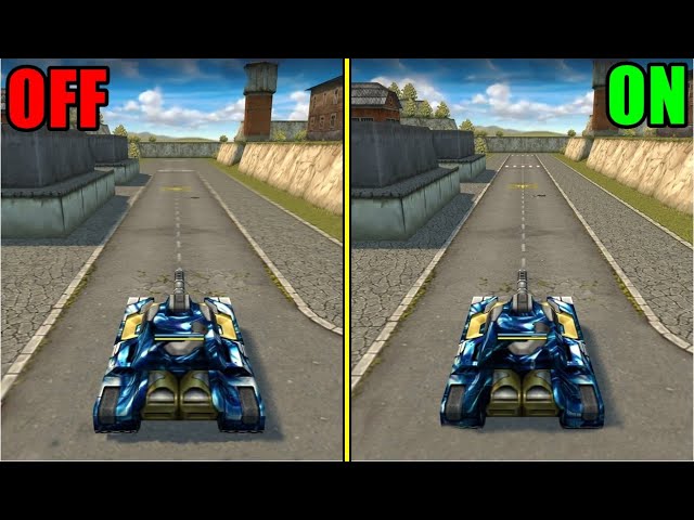 TANKI ONLINE - ANISOTROPIC FILTERING (ON / OFF) 