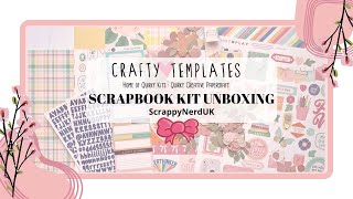 UNBOXING MY LATEST SUBSCRIPTION BOX | QUIRKY KITS | SCRAPPYNERDUK | AD