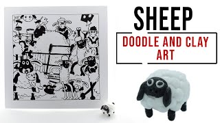 Shaun The Sheep Doodle Art And Chibi Clay Tutorial