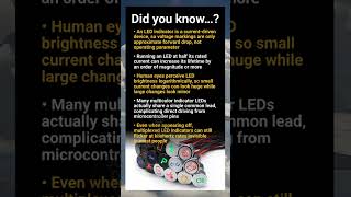 LED indicator explained: current, brightness, lifetime myths and driving electronics