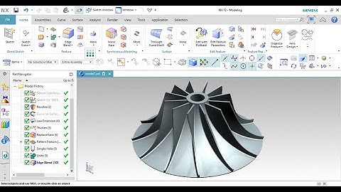 Concept Modeling of an Impeller | NX Siemens CAD | Full Tutorial