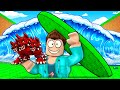 I FOUND OP SECRET ROOM IN ESCAPE TSUNAMI IN ROBLOX !!