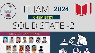 PART 2 - Solid State  - IIT JAM CHEMISTRY FREE CLASS- MALAYALAM  Surya