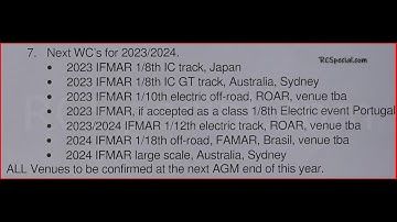 RCSpecial.com RadioControl 13/09/22 Next Ifmar Worlds Reding Efra Seniors Track VS Engines 2165