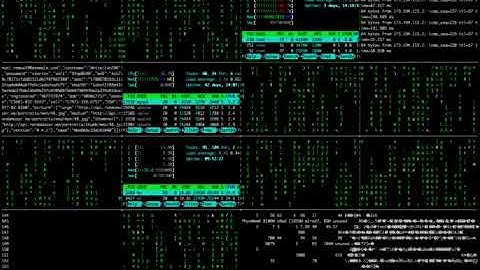 MATRIX CONSOLE HACKING CODE | FREE FOOTAGE NO COPYRIGHT | VIDEO LIBRARY | 4K | HD | 2020