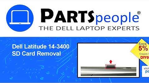 Dell Latitude 3400 (P111G001) SD Card How-To Video Tutorial