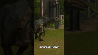 Baryonyx Male / Female ! 🐟 #jurassicworldevolution3