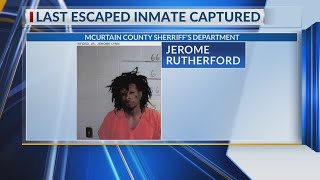 Final escaped fugitive captured in Texas
