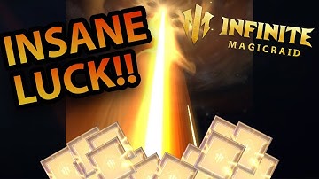 Infinite Magicraid : THIS IS LUCK OR HACKS ?! HUGE SUMMON !!