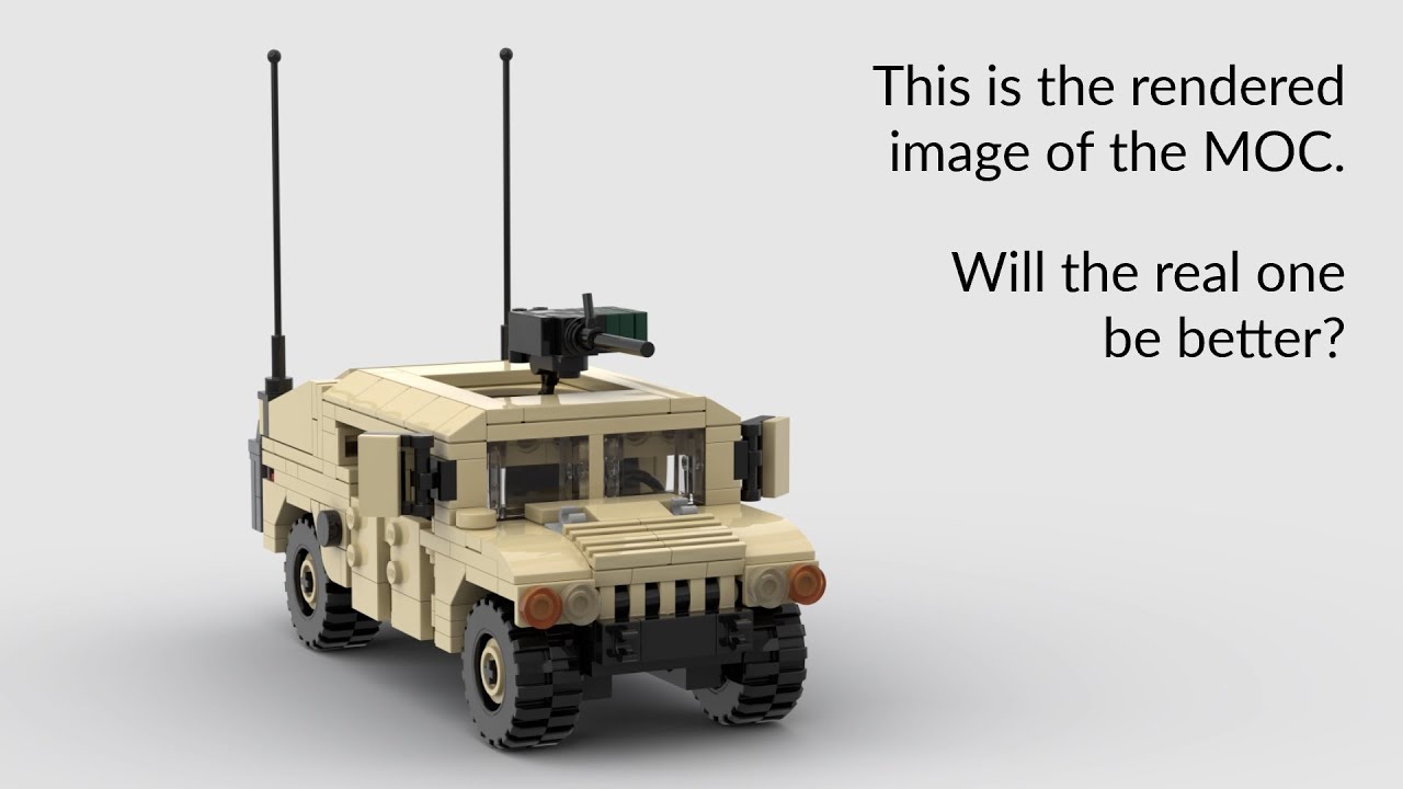 Stop motion - lego humvee construction - YouTube