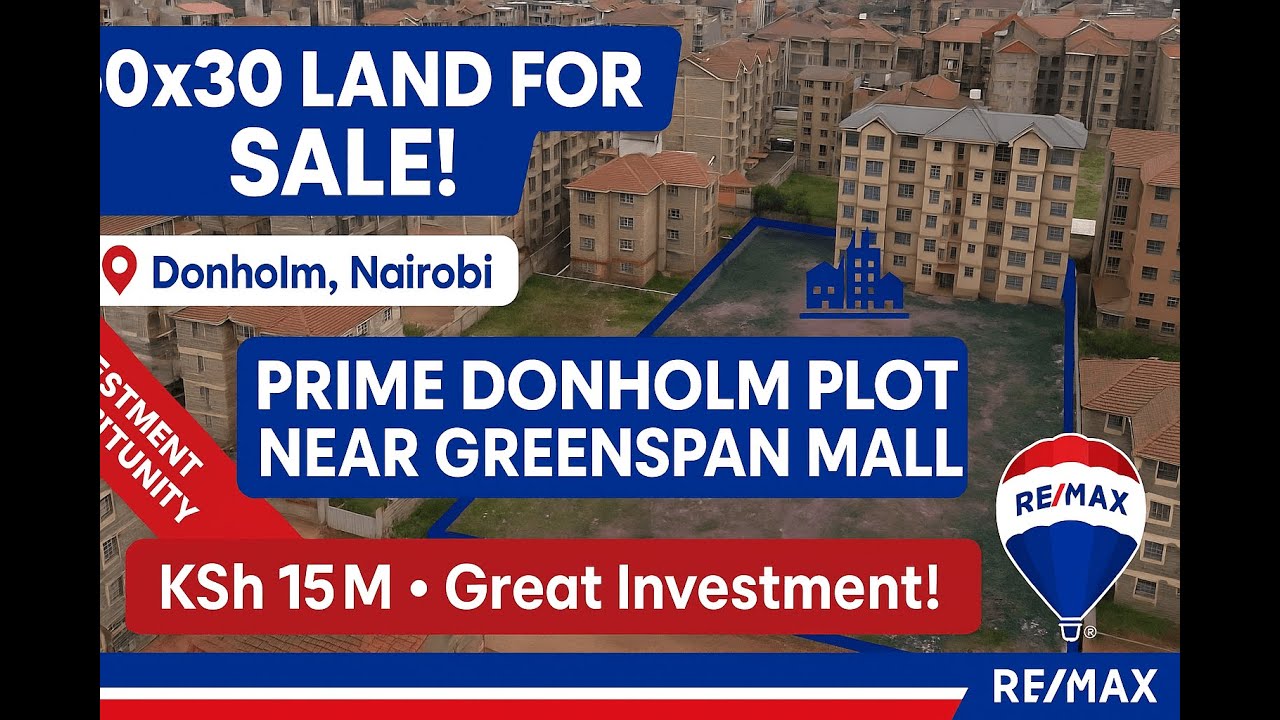 60 by 30 Plot in Donholm Opposite Greenspan Mall