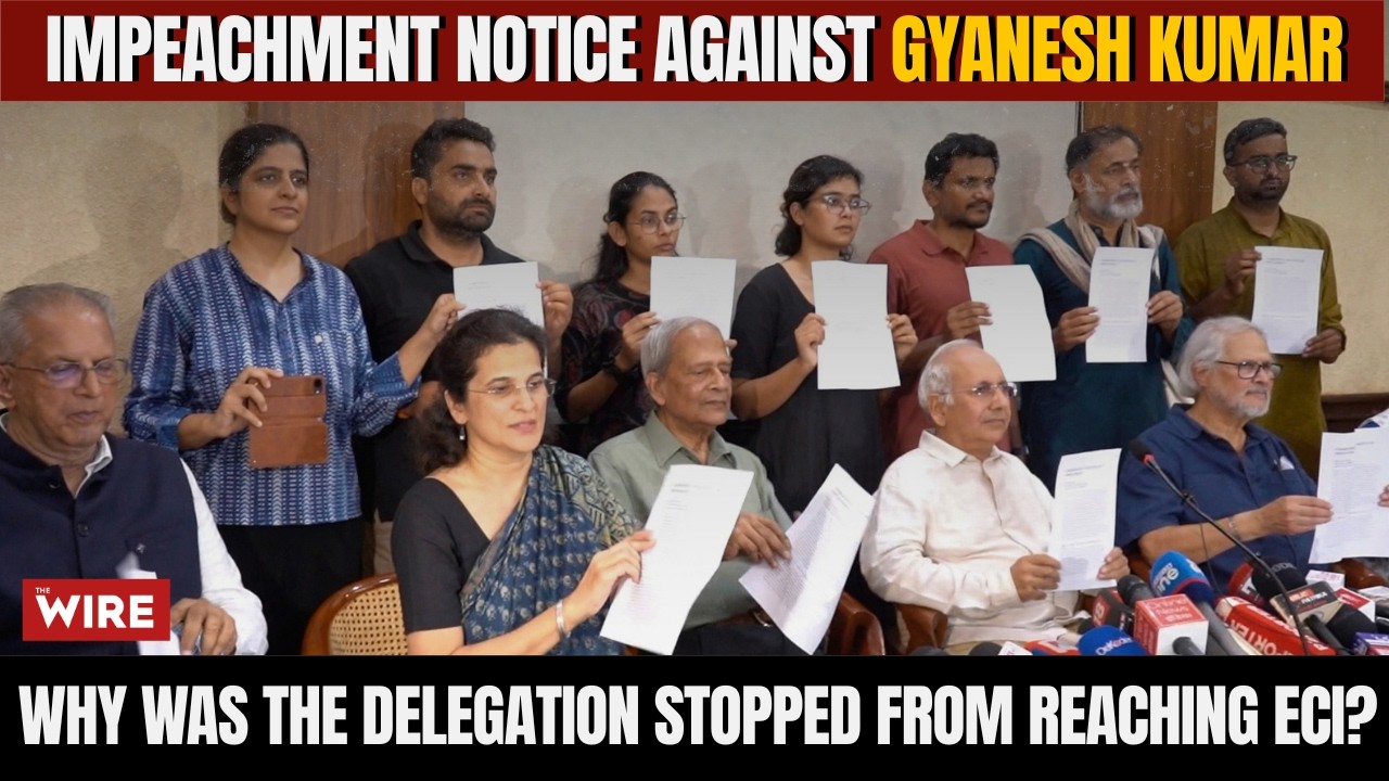 #Impeach Gyanesh Kumar: Why Was the Delegation Stopped From Reaching the ECI?