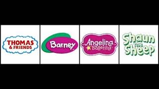 Thomas Barney Angelina Ballerina & Shaun The Sheep Logos
