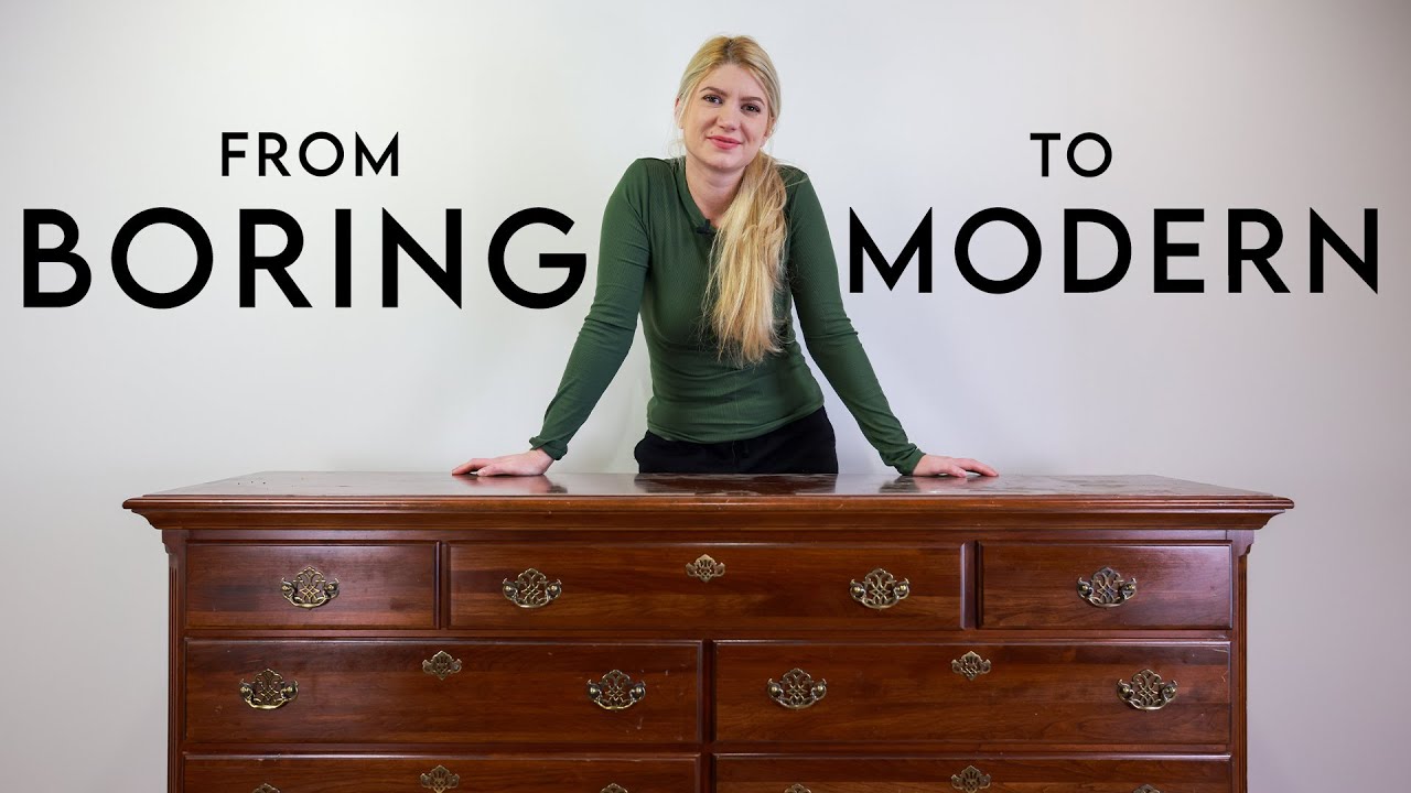 Преображение комода из скучного в современный ~ Нейтральные цвета