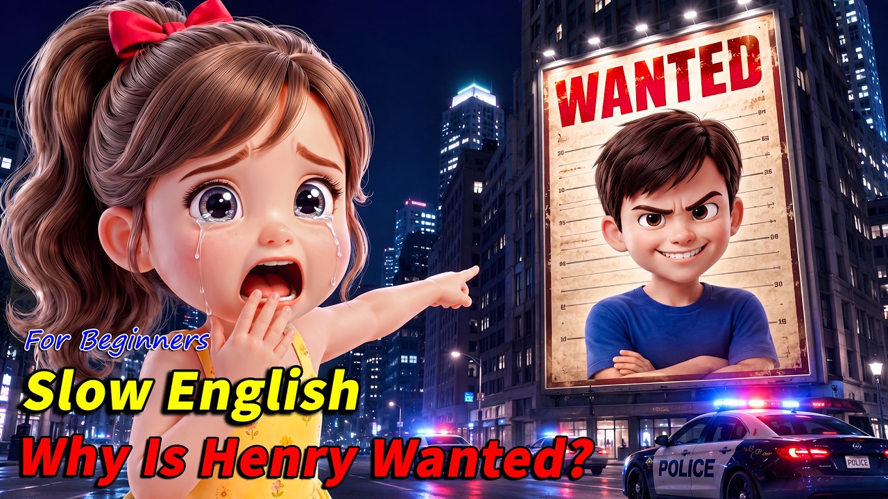 🚨 Why Is Henry Wanted?! The Truth Will Shock You! 😱 | Slow English Listening Story (A2 Level)